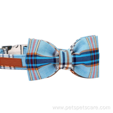 Bow Tie Printed Custom Pattern Dog Neck Collars
